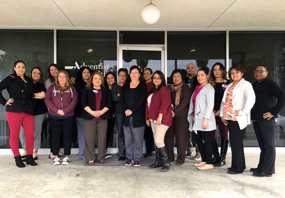 Adventist announced new referral process for imaging services. Pictured here are Adventist employees who help patients with services.